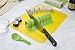 Roll Model Sushi Sushi Making Kit - Silicone Mat, Rice Paddle, Cutting Mold, Recipe Book (7x7 Inch, Green, Solid, Dishwasher Safe, Sushi Making Plate)
