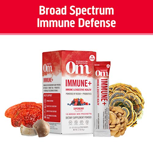 Om-Mushroom-Superfood-Drink-Mix-Immune-Plus-SuperBerry-21-Ounce-10-Packets-Reishi-Probiotics-Immune-Support-Supplement