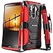 Evocel New Generation Series Phone Case Compatible with LG G Stylo with Belt Clip Holster and Kickstand, Red