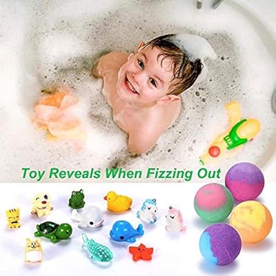 Buy Bath Bombs For Kids With Toys Inside For Girls Boys 12 Surprise Gift Set Bubble Bath Fizzies Vegan Essential Oil Spa Fizz Balls Christmas Gift Kit Online In Vietnam B07h792pnj