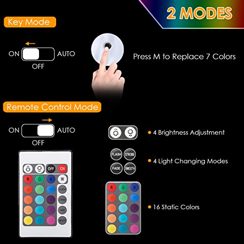 Moon Lamp, ALOVECO 3D Printed 16 Colors RGB Moon Light with Remote Control, Dimmable USB Rechargeable LED Lunar Moon Night Light with Stand for Kids Women Lover Birthday Gift (16 Colors with Remote) - Thumbnail 2