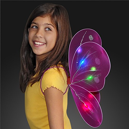 Light Up Fuchsia Fairy Wings