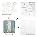 Libaoge Seahorse Under Water Sealife on Rustic Old Barn Wood Mildew Free Waterproof Polyester Fabric Bathroom Shower Curtain