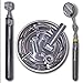 OCM Stainless Telescoping Magnetic Pick up Tool and Telescoping Round Glass Pocket Inspection Mirror with Swivel Head includes 4 1/4-inch Stainless Magnetic Parts Tray, 3 piece Utility Tool Set