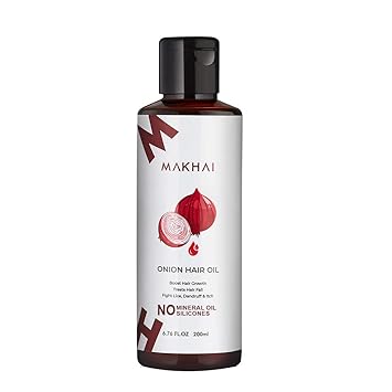 Makhai Premium Onion Hair Oil for Hair Growth with 21 Vital Oils and Natural Ingredients 200ml