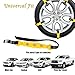 Vaygway Car Tire Snow Chains-Anti Slip Emergency All Season-Anti Snow Cables Car SUV- Universal Mud Security Tire Chains-10 Piece Vehicle