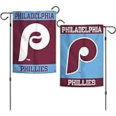 WinCraft PHILADELPHIA PHILLIES GARDEN FLAGS 2 SIDED 12.5"" X 18""