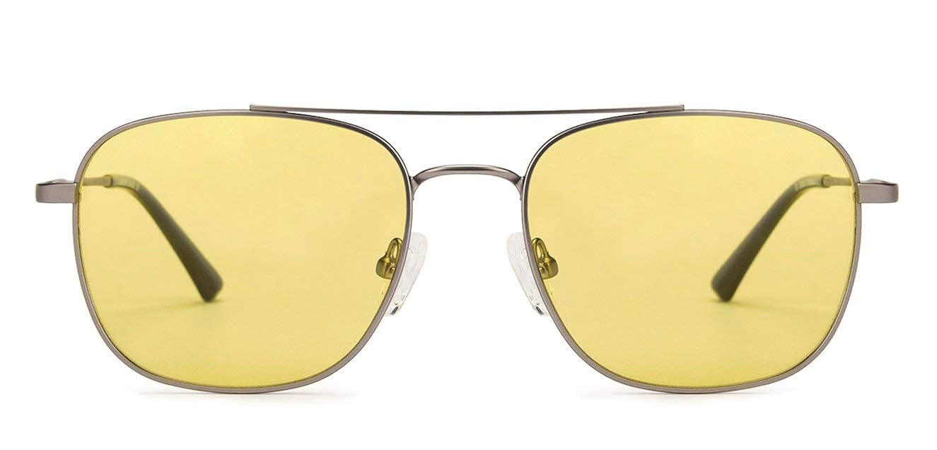Buy Vincent Chase by Lenskart Grey Yellow Unisex Polarized & UV