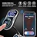 Bluetooth FM Transmitter For Car, Bullker Wireless Bluetooth Radio Receiver Car Kit Adapter With Quick Charger 3.0 Car Charger, 1.4 inch Display, Support AUX Input/Output, TF Card/Hands-Free Calling