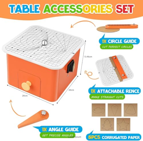 Kids Safe Cardboard Cutter,"Chomp Saw" Bladeless 45W,Precise Cutting 4MM Cardboard Stem Tool For 3D Models And School Projects