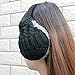 Cozy Design Women's Winter Adjustable Knitted Ear Muffs in Black