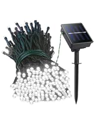 Lawn & Patio: LELLEL Led String Light, 2nd Gen Outdoor Twinkle Lights, 200 Count 72ft 8 Mode Waterproof Solar Led String Lights, for Patio Garden Yard Tree Party Decoration, White - LELLEL