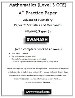 Paper 3 statistics and mechanics 9ma0/03 mark scheme picture