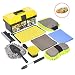 Konpard Car Cleaning Tools Kit 9Pcs Car Wash Tools Kit - Premium Chenille Microfiber Wash Mitt - wash Sponge - Tire Brush - Window Water Blade Brush with Tool Box
