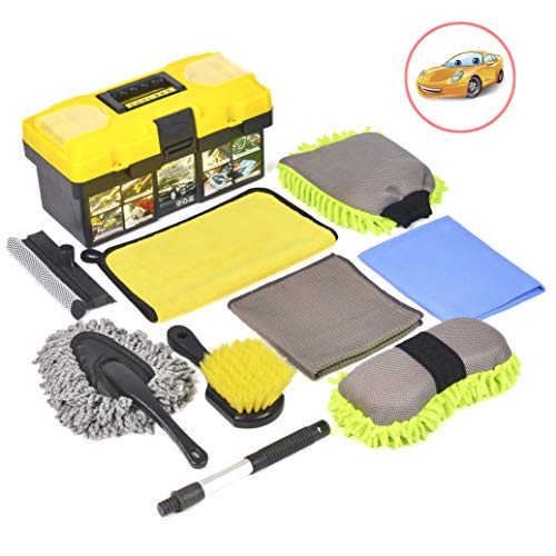 image for Konpard Car Cleaning Tools Kit 9Pcs Car Wash Tools Kit - Premium Cheni