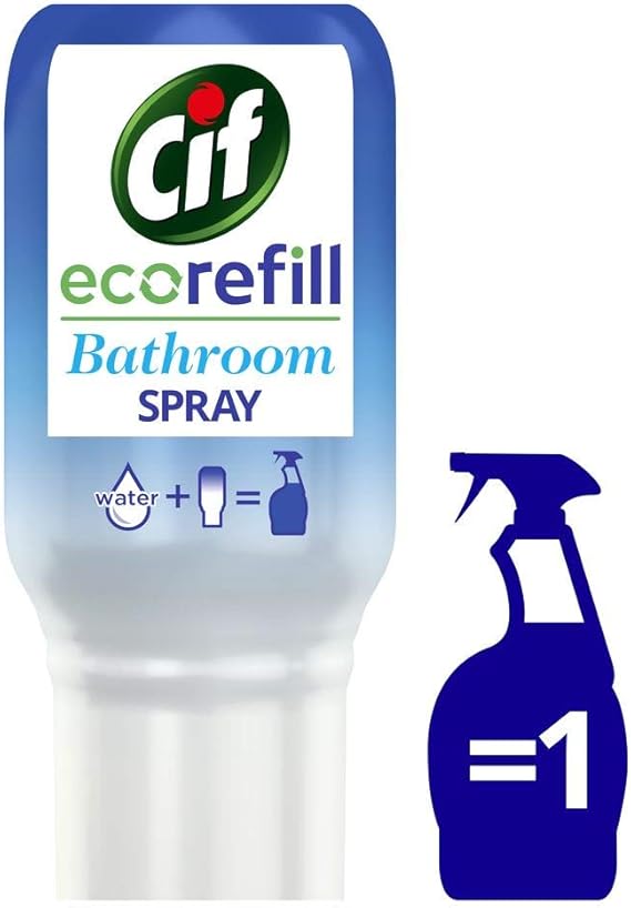 Cif ecorefill Power & Shine Bathroom 75 Less Plastic* Soap Scum