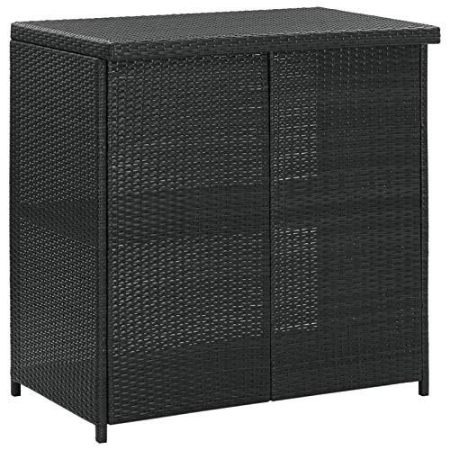 Tidyard 3-TLG. Bar Set Gartenbar Balkonset Sitzgruppe Essgruppe Gartenmöbel Fuer Garten & Terrasse & Balkon Poly Rattan… – Bild 5