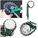 Heavy-Duty Ratcheting Chain Wrench Adjustable Oil Filter Wrench Pipe Wrench Chain Style Multi-Purpose Remover Tool (12