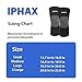iPhax Knee Support Sleeves (Pair) for Joint Pain and Arthritis Relief, Improved Circulation Compression – Effective Support for Running, Jogging, Workout, Hiking and Recovery (Black, Medium)