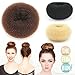 Wleec Beauty 3 Pieces Hair Donut Bun Maker, Large Medium Small Each One (Blonde)