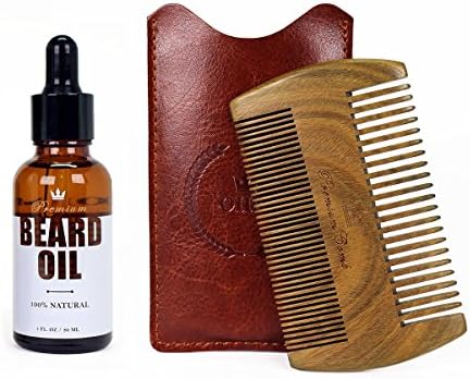Beard Kit Combo - Premium Beard Comb and Natural Oil Elixer