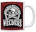 Welder Mug For Men Some Boys Become Men Few Become Welders 11oz Ceramic Coffee Mug Paisley