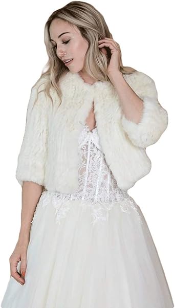white short jacket for wedding