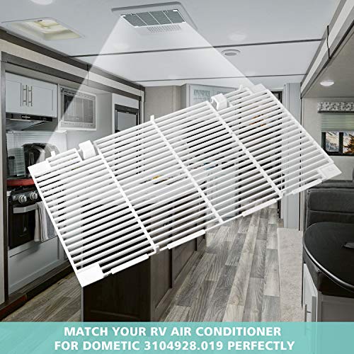 Seven Sparta RV A/C Ducted Air Grille for Dometic 3104928.019 with 2 Filters, DuoTherm Replace