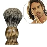 TONSEE Pure Badger Shaving Brush (Brown)