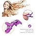 Homitt 10Pcs Hair Clips, Sectioning Alligator Hair Clips with Wide Teeth, Crocodile Hair Clip Set for Salon Styling, Blow Drying, Dying, Straightening and Curling-Black and Purple