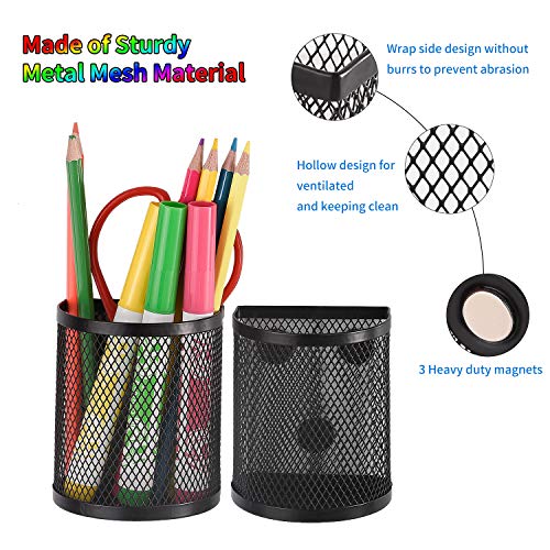 Locker Organizer Set of 4,Mesh Pencil Holder Storage Baskets
