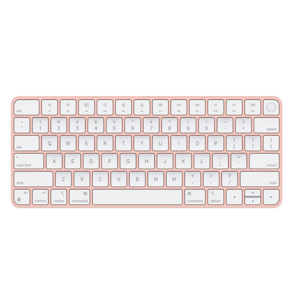 Photo 1 of Apple Magic Keyboard with Touch ID for Mac Models with Apple Silicon (QWERTY English) Pink (Renewed)