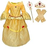 Princess Belle Deluxe Yellow Party Dress Costume
