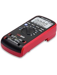 TRMS Multímetro digital em860t por EnnoLogic Auto Ranging, voltaje, corriente, resistencia, capacitancia, frecuencia, temperatura, voltaje sin contacto Detectar, funda de transporte
