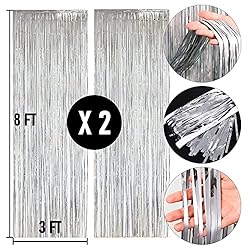 Dazzle Bright 4 Pack Backdrop Curtain, 3FT x 8FT