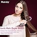 Mueasy Hair Dryer Brush, Hot Air Brush, One Step Hair Dryer & Volumizer Brush, 5-in-1 Multifunctional Hot Air Brush and Dryer, Salon Negative Ion Ceramic Blow Dryer, Graythumb 1