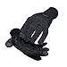 DeFeet - Duraglove - Athletic Sports Gloves, Cycling, Hiking and Running Gloves - Charcoal Wool w/Black Grippies.