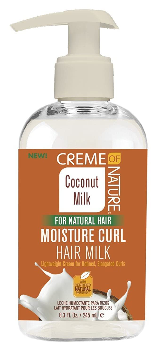 CREME OF NATURE COCONUT MILK MOISTURE CURL HAIR MILK 8.3 OZ