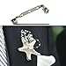 200 Pcs Silver Safety Clasp, Abuff Bar Pin Back Clasp Brooch Pins Findings with 3 Holes for Badge Insignia, Citation Bars, Making Corsage, Name Tags, Toy Pins and Jewelry Making,