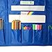 Organization Center Wall File Organizer with 27 File Pockets+9 Small Pockets, 30 Dry-Erase Cards Plus 8 Hangers Hooks, Perfect for Office, Home, School, Studio, etc. 41 X 40 inch