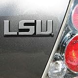 LSU Tigers Chrome Script Auto Emblem
