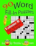 Word Fill-In Puzzles, Volume 6, 90 Puzzles by Kooky Puzzle Lovers