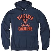 University of Virginia Official One Color Uva Cavaliers Logo Unisex Adult Pull-Over Hoodie