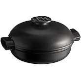 Emile Henry Delight Ceramic 2.5 Quart Braiser, Slate