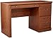 Sauder 402174 Desk, 47.36' x 20.87' x 30.28', Carolina Oak