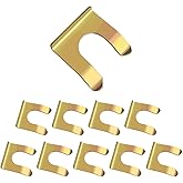 10PCS Brake Line Clips - High Grade Metal U Shaped Brake Hose Clips with 360° Clamping Force Concentration for Convenient Usi