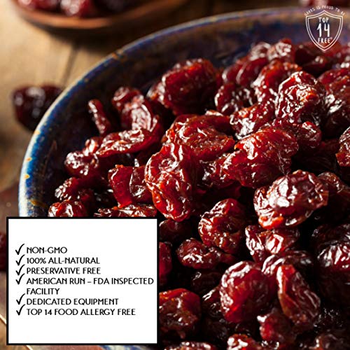 GERBS Dried Cherries 2 LBS. Freshly Dehydrated Resealable Bulk Bag