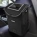 Reserwa Car Trash Can with Lid and Storage Pocket Leakproof Car Garbage Can Portable Auto car trash bag Hanging or Mounting In Car 2 Gallon Car Organizer with Adjustable Straps Storage Car Accessories