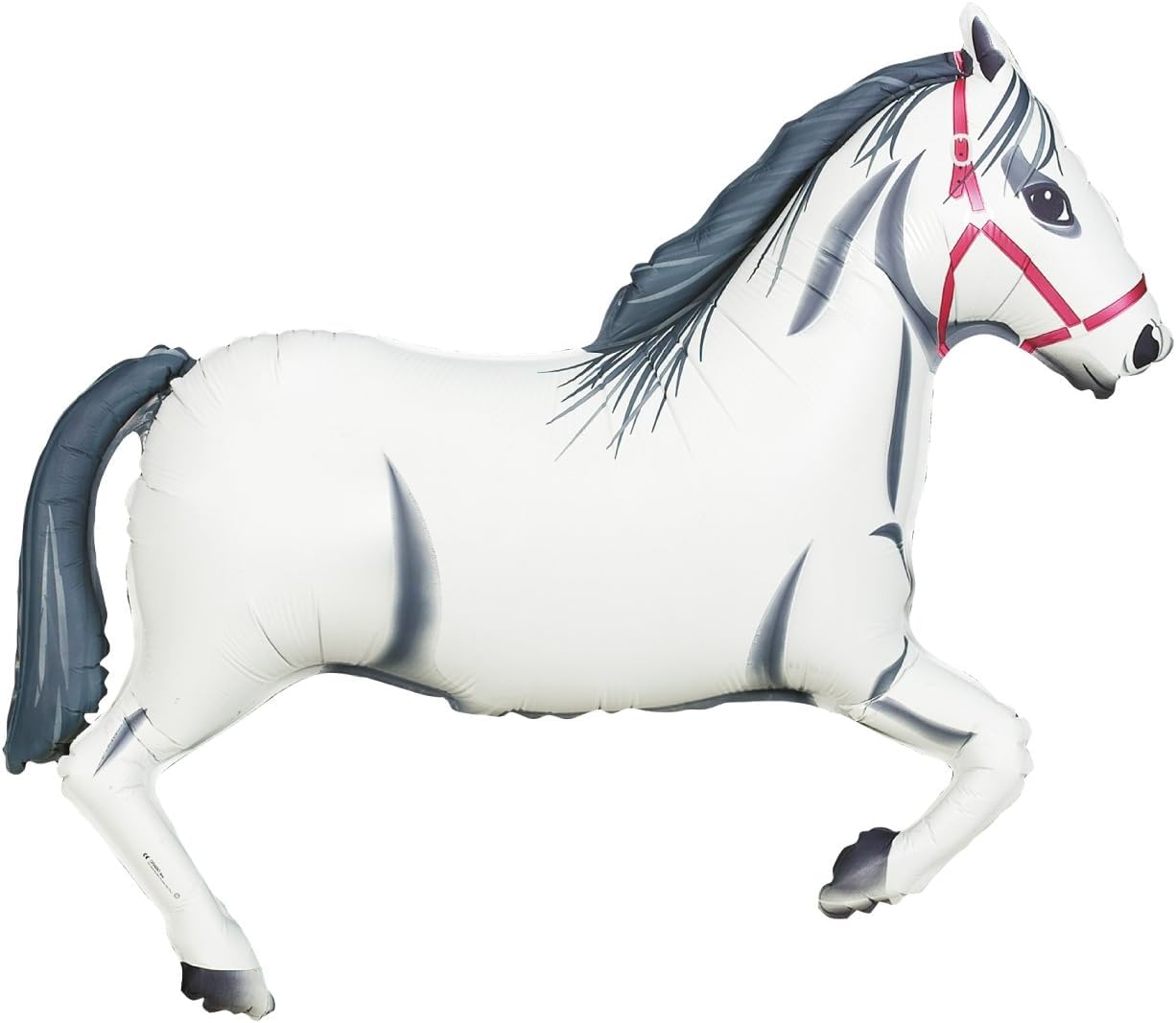 GRABO Betallic F15774 - foil balloon 36 "inch - horse, white