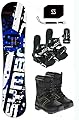 Symbolic Chopper Snowboard & Bindings & Boots & Leash & Stomp & Burton Decal Package